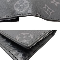 LOUIS VUITTON Louis Vuitton Wallet/Coin Case M61697 Portefeuille Brazza Monogram Eclipse Noir 180751