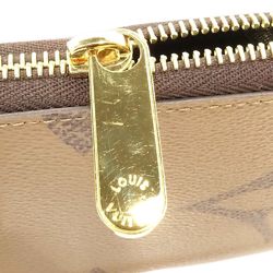 LOUIS VUITTON Louis Vuitton Monogram Long Wallet M69353 Zippy Giant Reverse Brown 180744