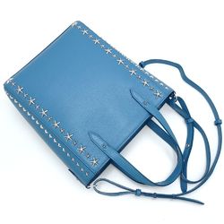 JIMMY CHOO 2-Way Bag in Calfskin, Butterfly Blue 351702