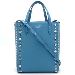 JIMMY CHOO 2-Way Bag in Calfskin, Butterfly Blue 351702