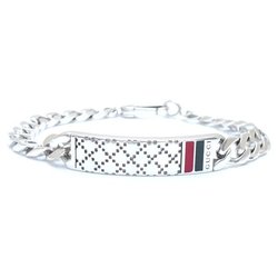 GUCCI Diamantissima Bracelet Sherry Line #18 Silver 925 292455