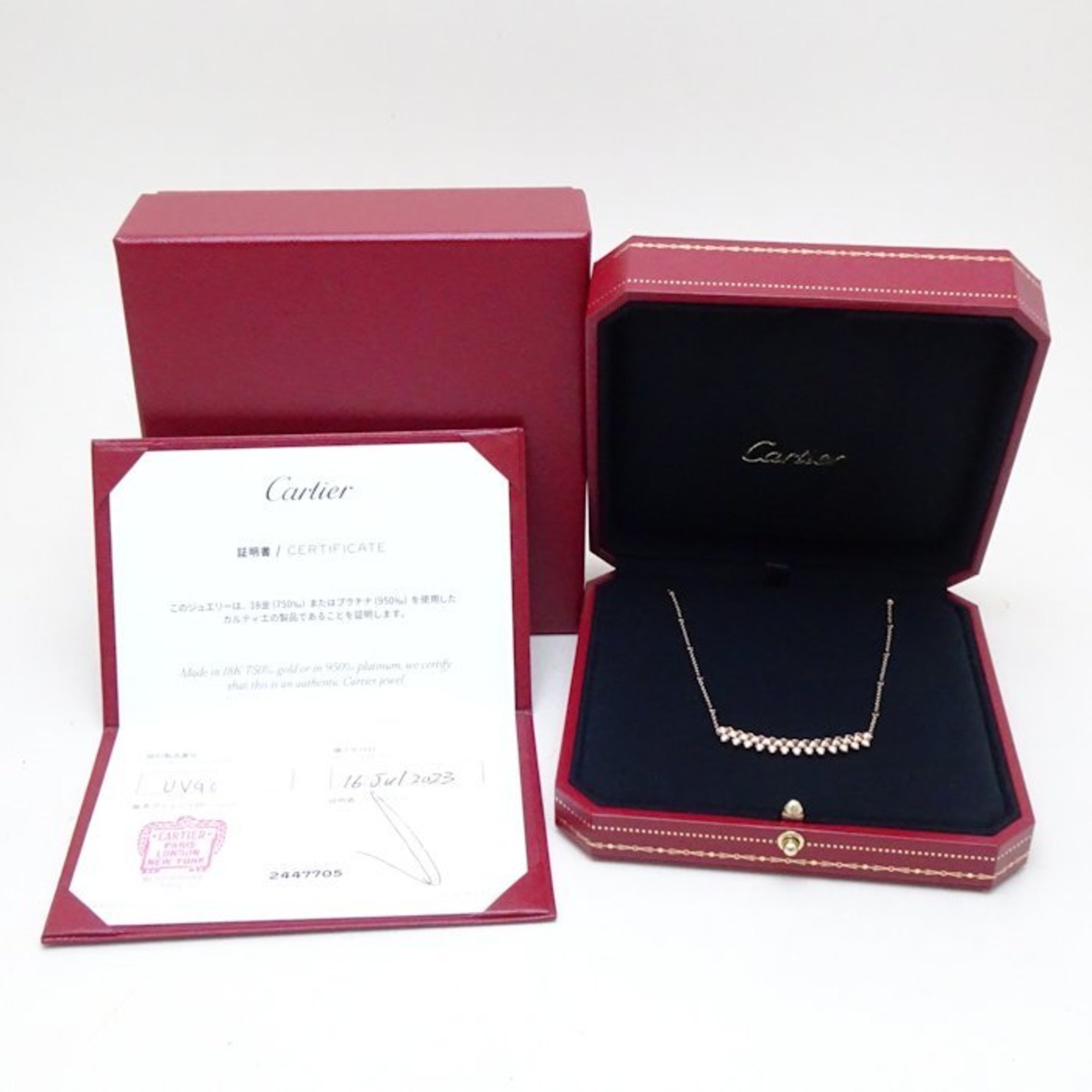 CARTIER Crash de Cartier Necklace SM B7224744 K18PG Pink Gold 292514