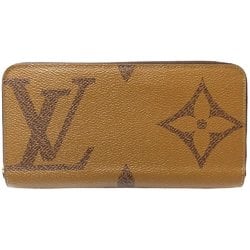 LOUIS VUITTON Louis Vuitton Long Wallet M69353 Zippy Monogram Giant Reverse Brown 180750