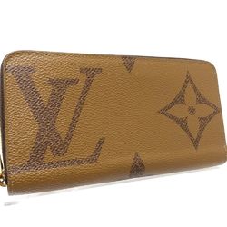 LOUIS VUITTON Louis Vuitton Long Wallet M69353 Zippy Monogram Giant Reverse Brown 180750