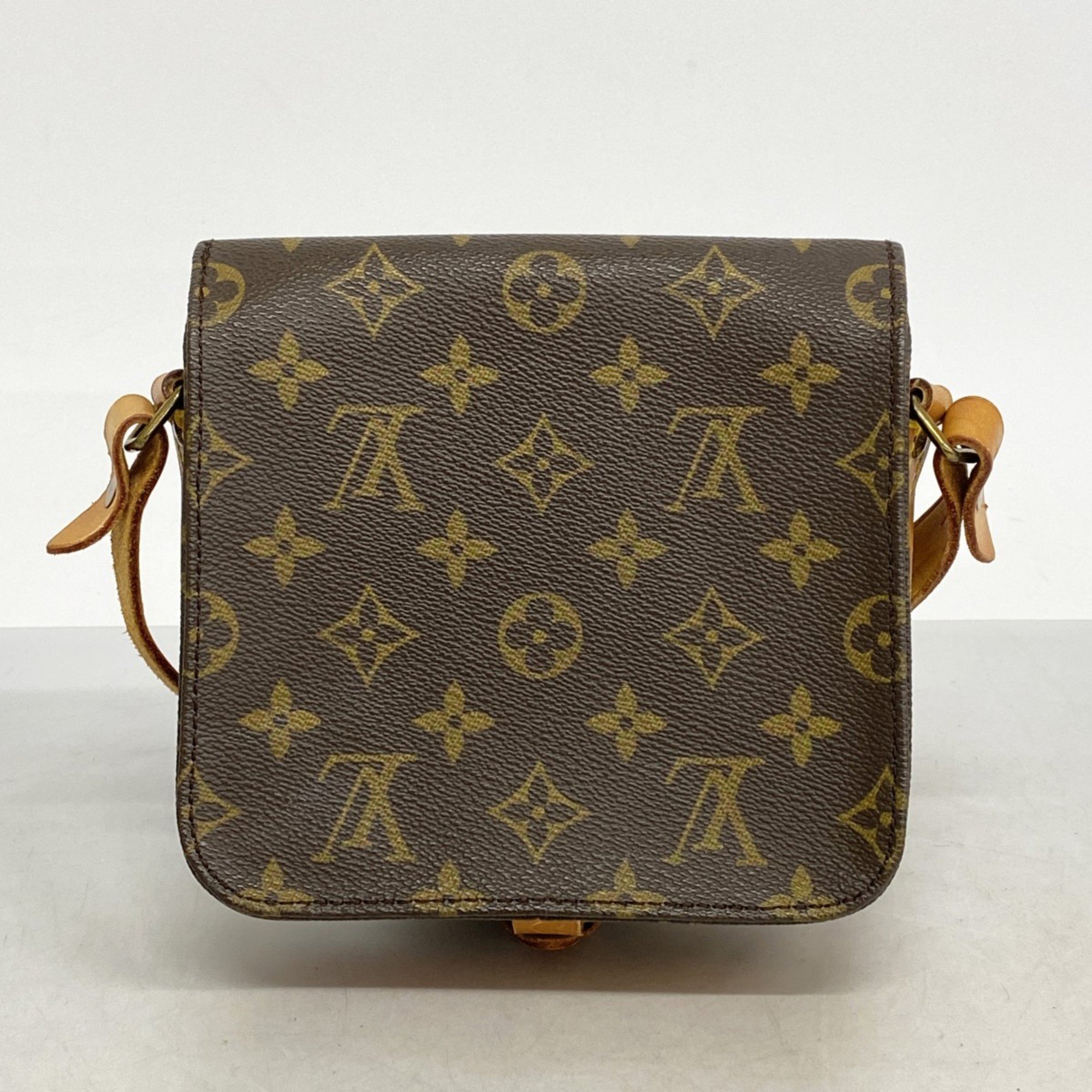 Louis Vuitton Shoulder Bag Monogram Cartesier M51254 Brown Ladies