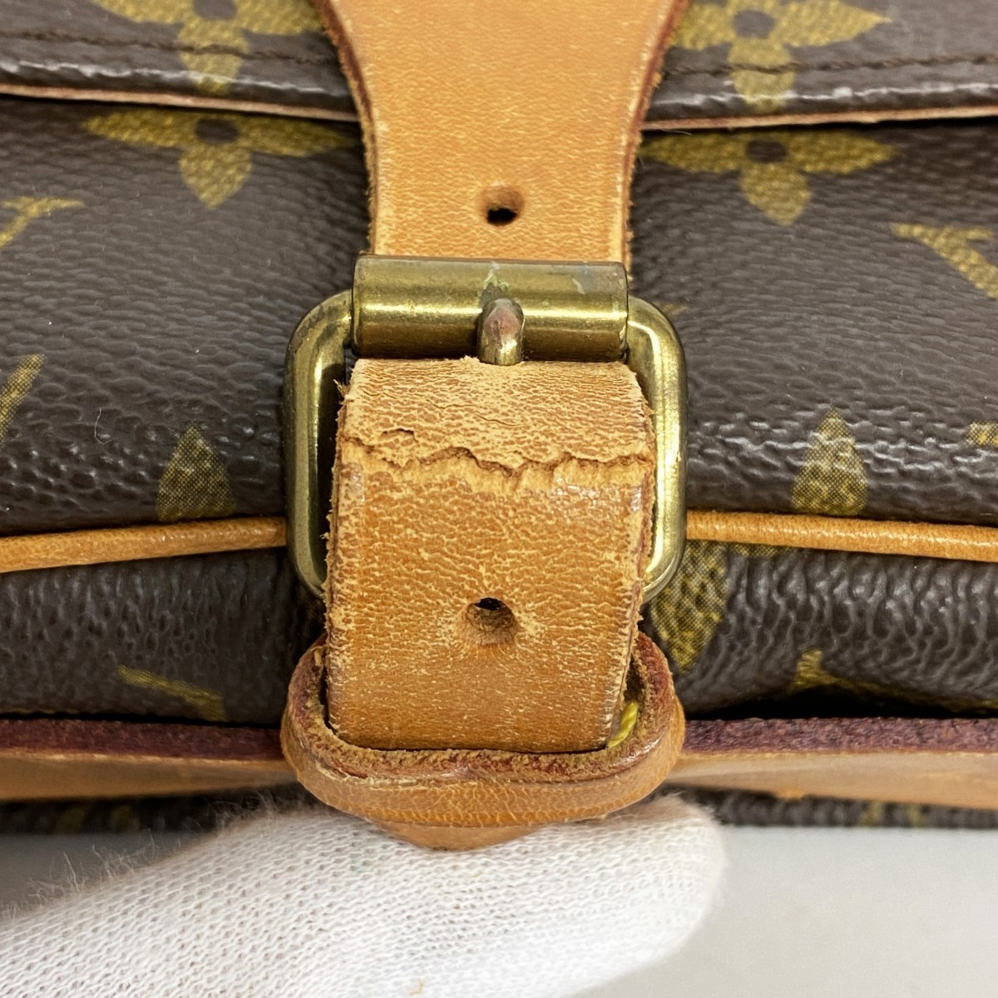 Louis Vuitton Shoulder Bag Monogram Cartesier M51254 Brown Ladies