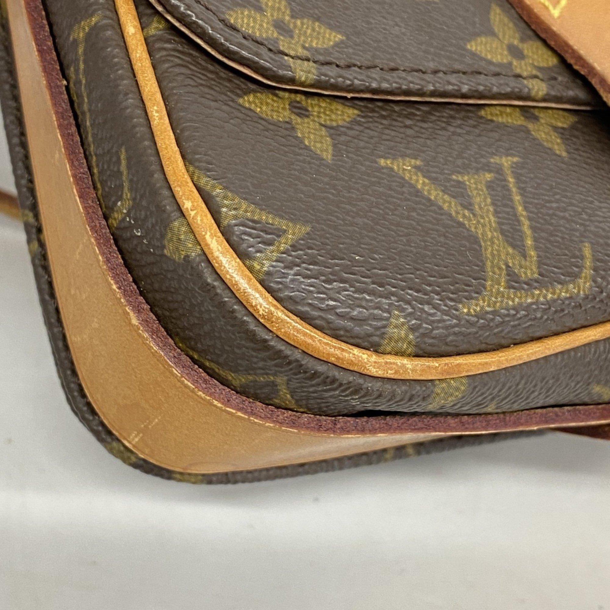 Louis Vuitton Shoulder Bag Monogram Cartesier M51254 Brown Ladies