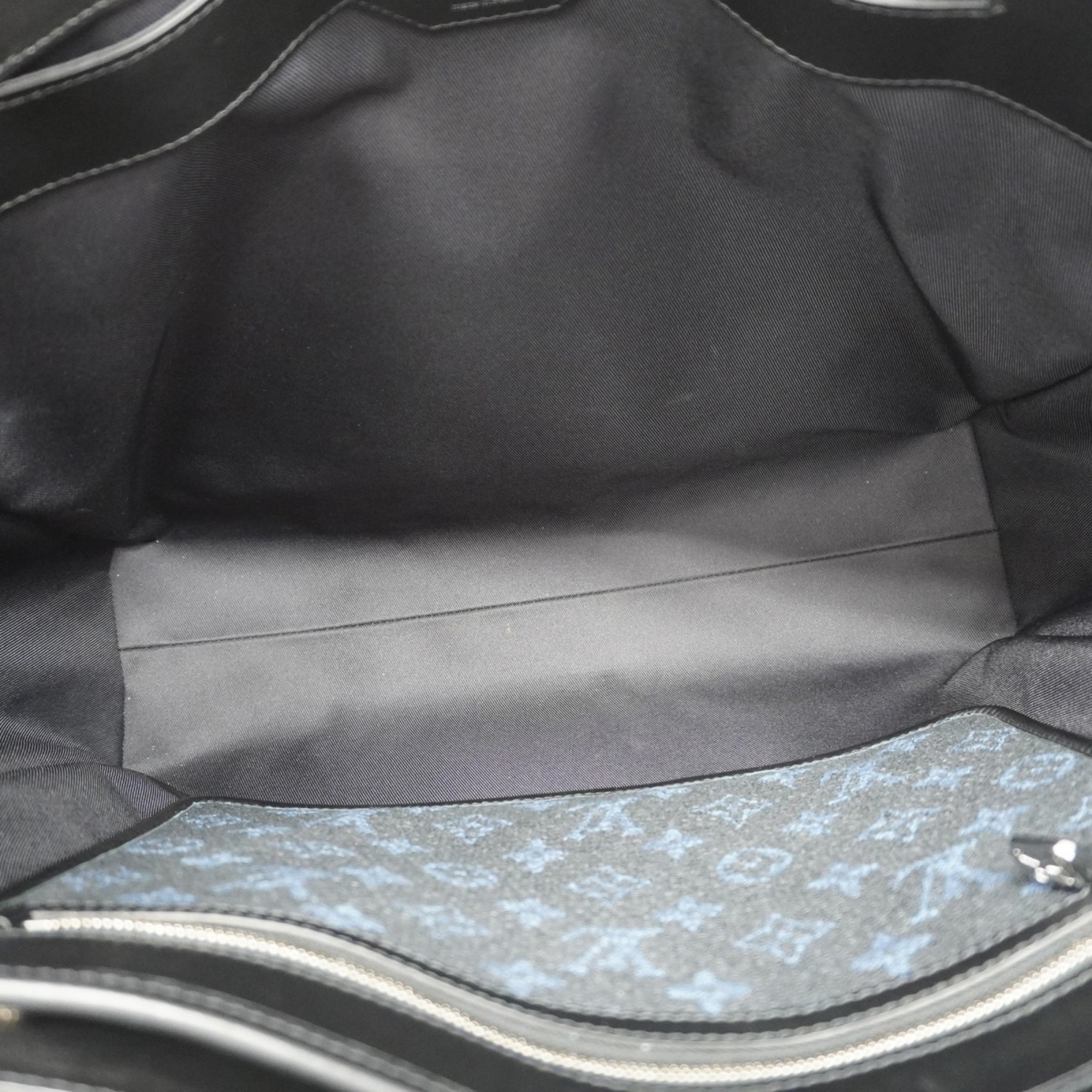 Louis Vuitton Tote Bag Monogram Jacquard Grand Sac M55203 Navy Noir Men's