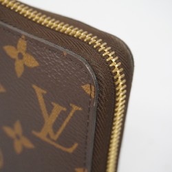 Louis Vuitton Long Wallet Monogram Zippy M42616 Brown Men's Women's