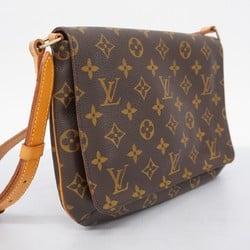 Louis Vuitton Shoulder Bag Monogram Musette Tango Short Strap M51257 Brown Women's