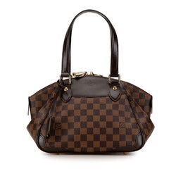 Louis Vuitton Damier Verona PM Handbag N41117 Brown PVC Leather Women's LOUIS VUITTON