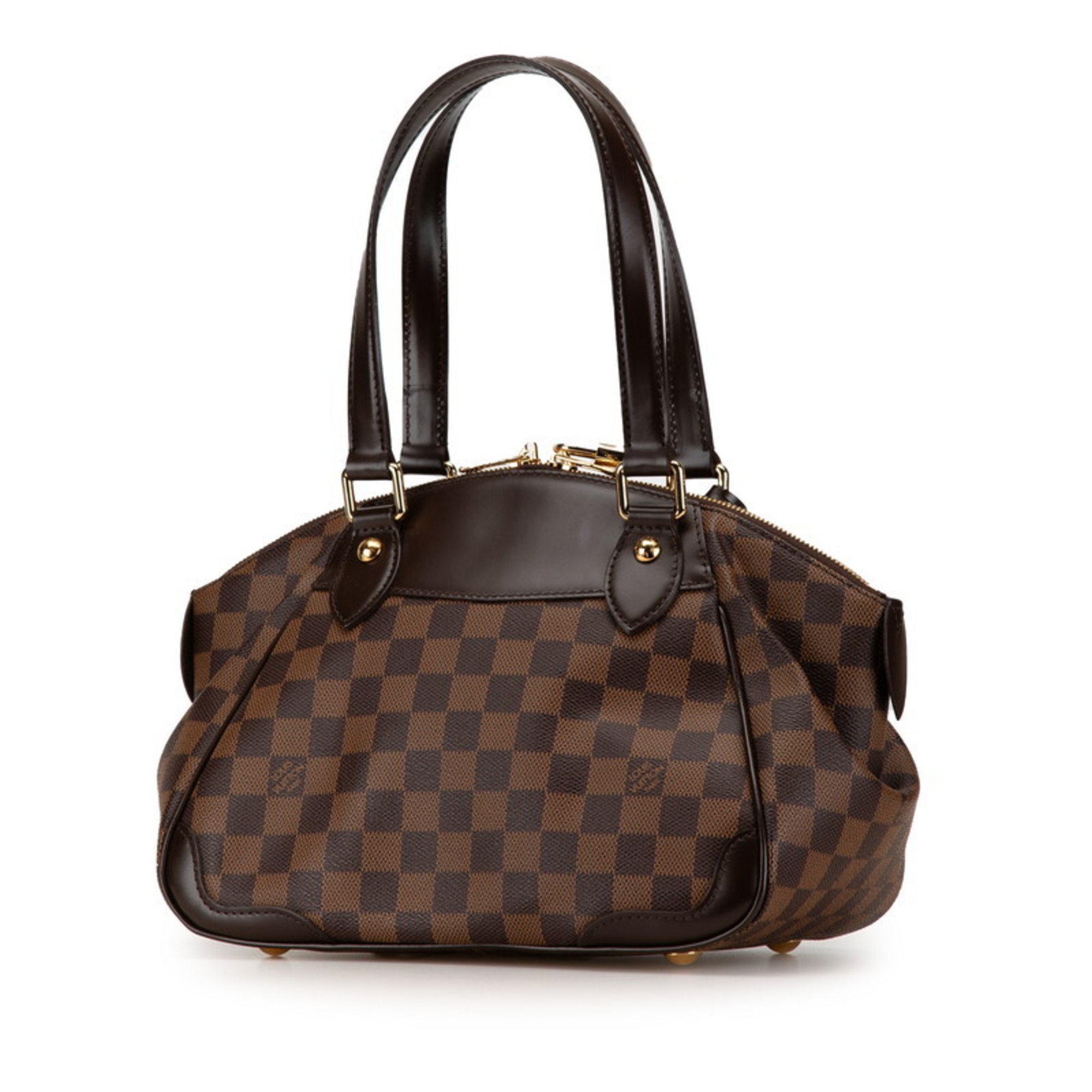 Louis Vuitton Damier Verona PM Handbag N41117 Brown PVC Leather Women's LOUIS VUITTON