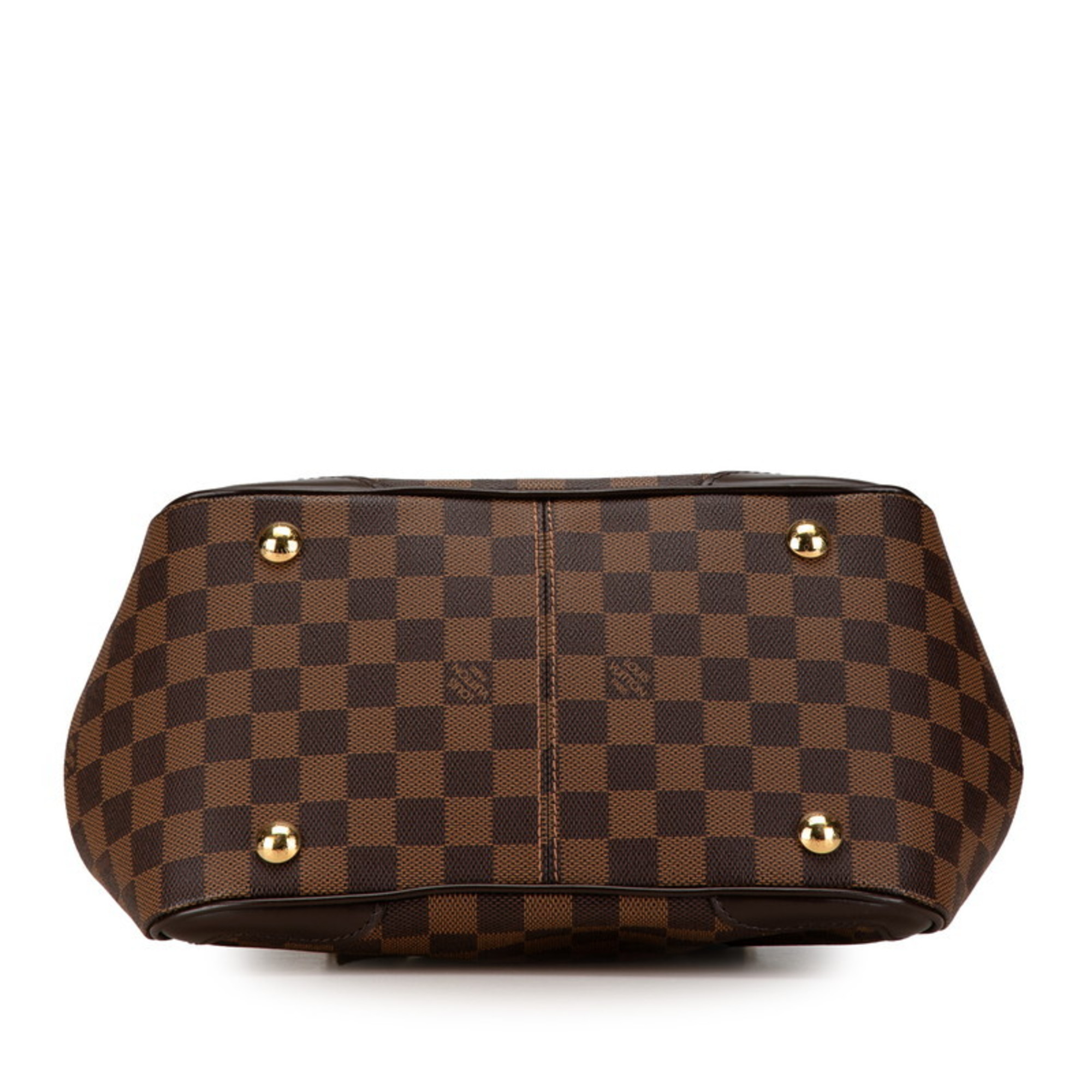 Louis Vuitton Damier Verona PM Handbag N41117 Brown PVC Leather Women's LOUIS VUITTON