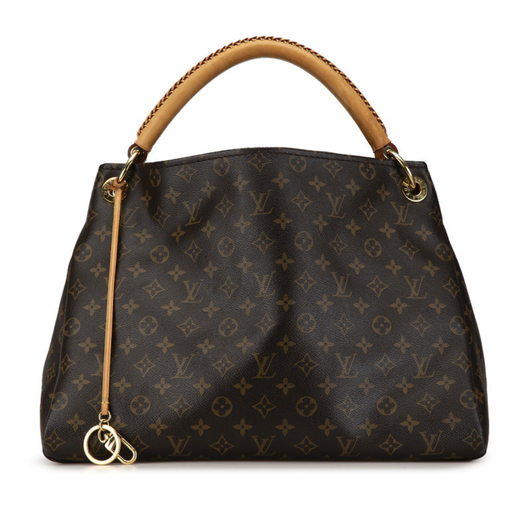 Louis Vuitton Monogram Artsy MM Handbag M40249 Brown PVC Leather Women's LOUIS VUITTON