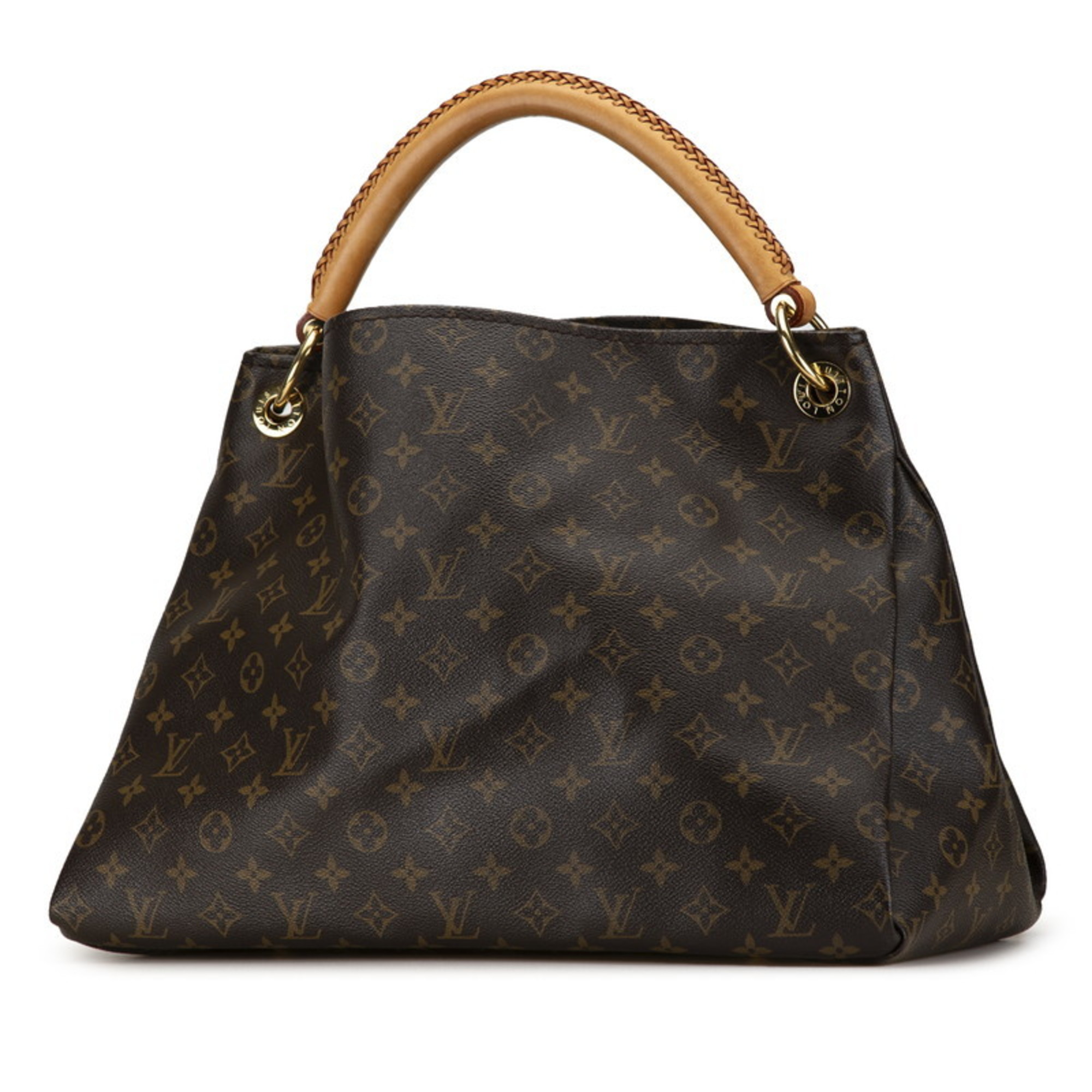 Louis Vuitton Monogram Artsy MM Handbag M40249 Brown PVC Leather Women's LOUIS VUITTON