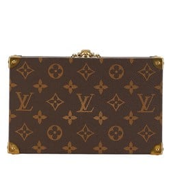 Louis Vuitton Monogram Coffret Polyvalent Shiba Inu Dog Box M41876 Brown Green PVC Leather Women's LOUIS VUITTON