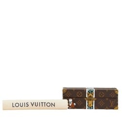 Louis Vuitton Monogram Coffret Polyvalent Shiba Inu Dog Box M41876 Brown Green PVC Leather Women's LOUIS VUITTON