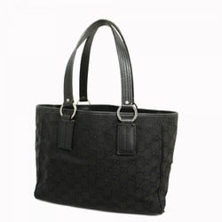 Gucci Tote Bag GG Canvas 113019 Black Women's