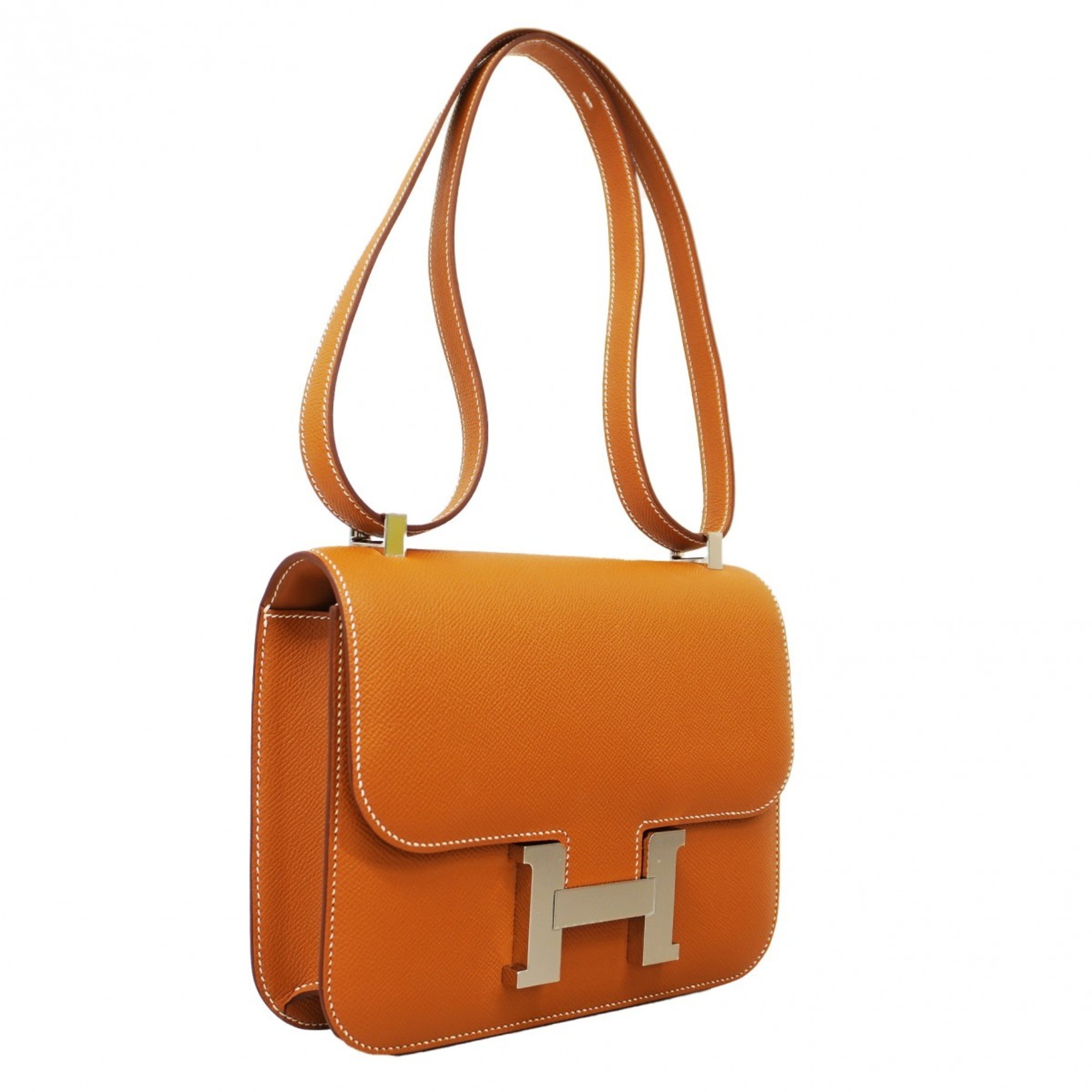 Hermes Shoulder Bag Constance Epsom Gold W Engraved Ladies