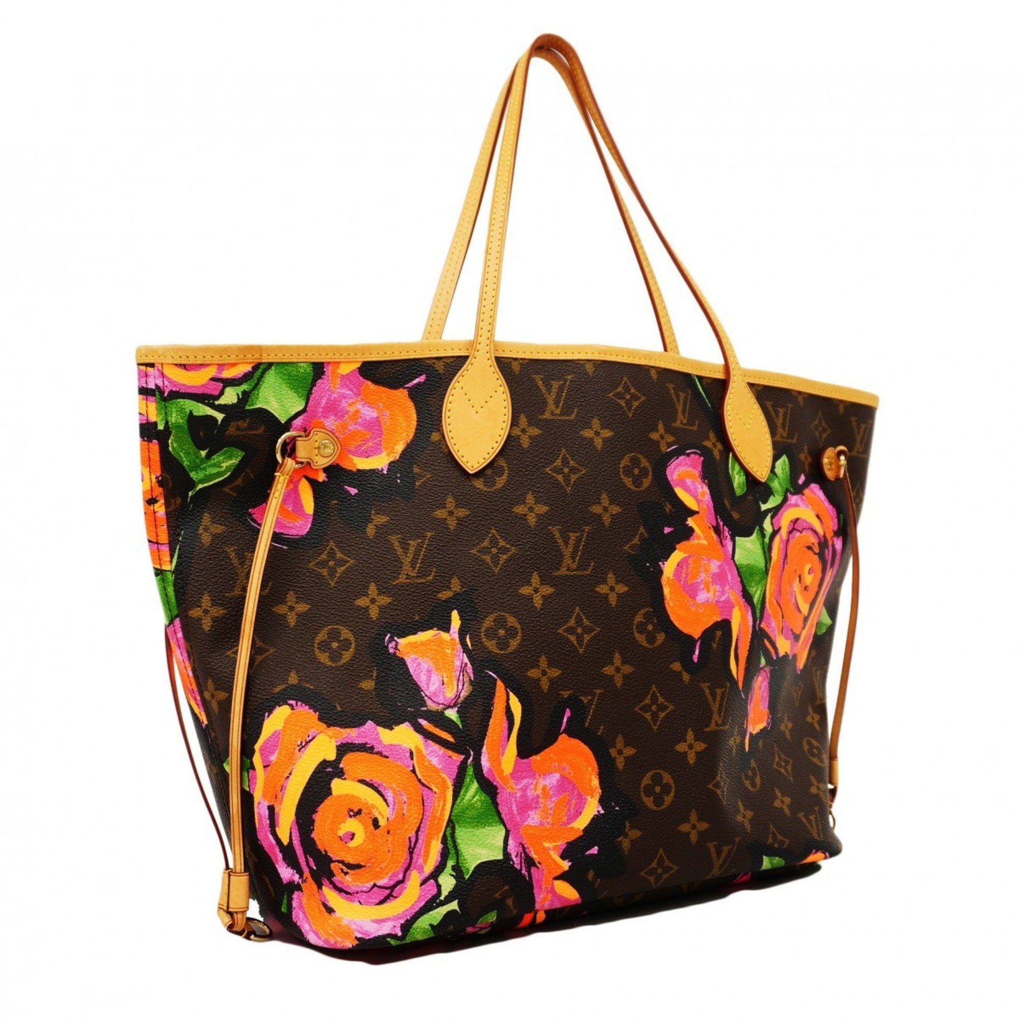 Louis Vuitton Tote Bag Monogram Rose Neverfull MM M48613 Brown Women's