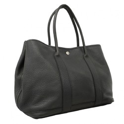 Hermes Tote Bag Garden PM Negonda Black L Engraved Ladies