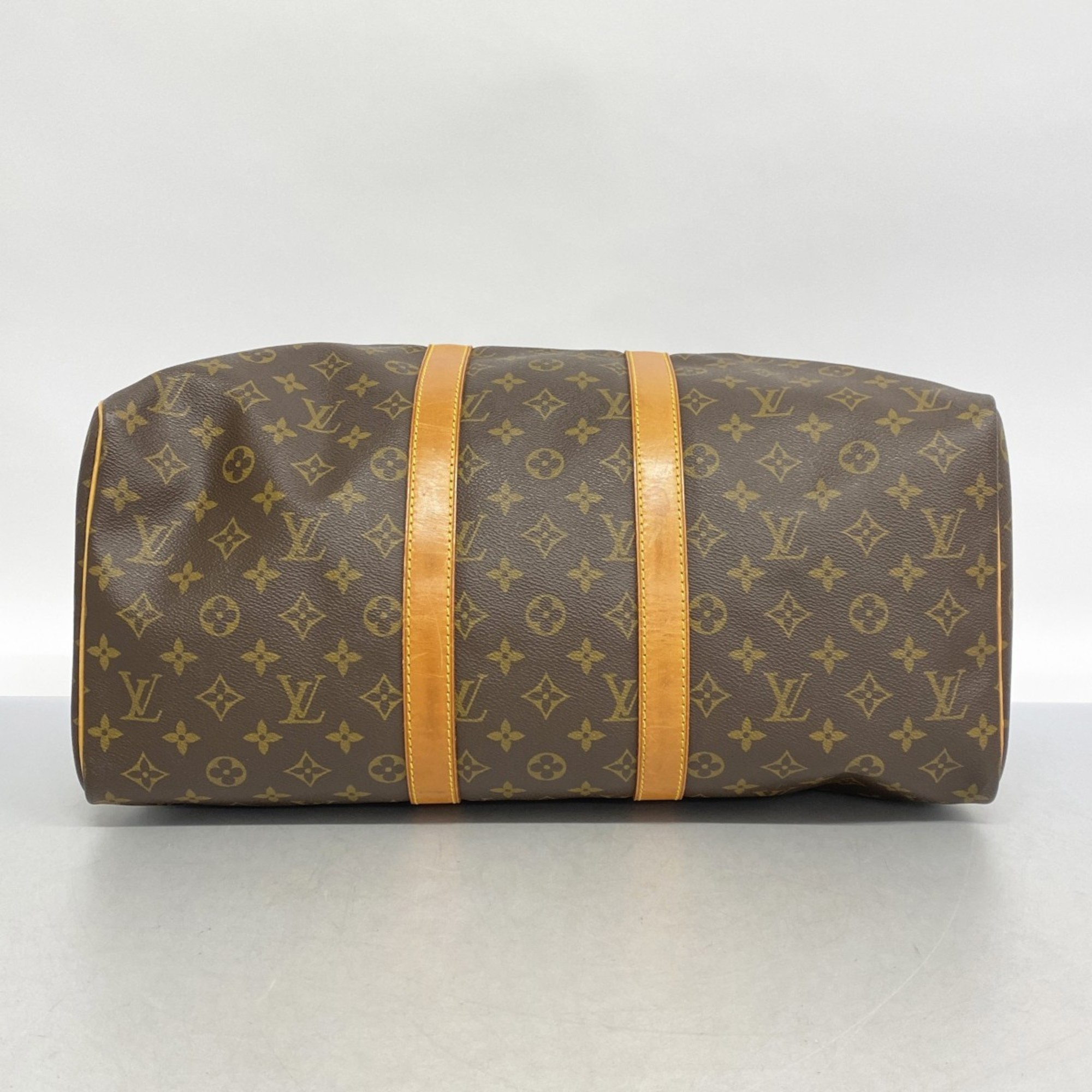 Louis Vuitton Boston Bag Monogram Keepall 45 M41428 Brown Men's Women's