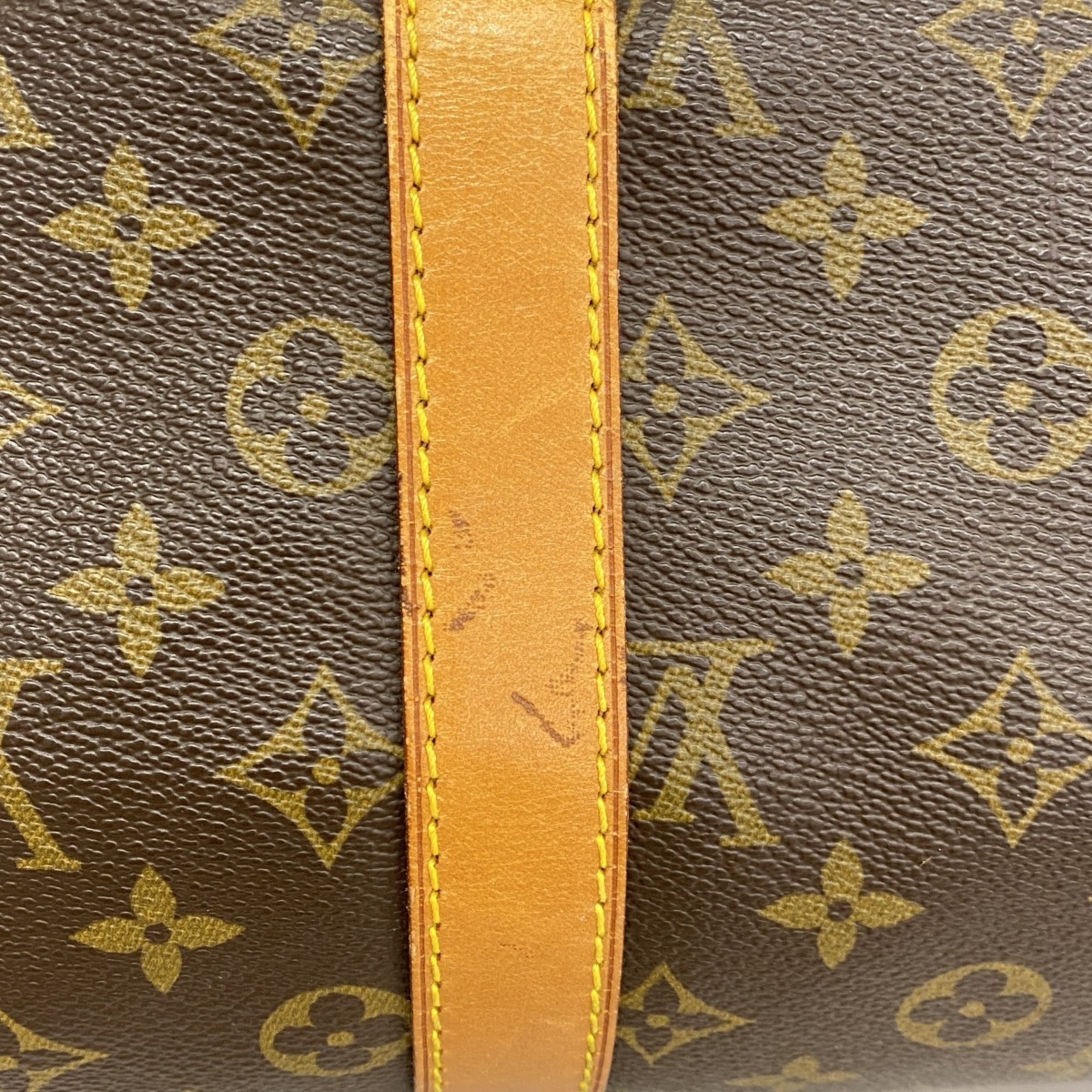 Louis Vuitton Boston Bag Monogram Keepall 45 M41428 Brown Men's Women's