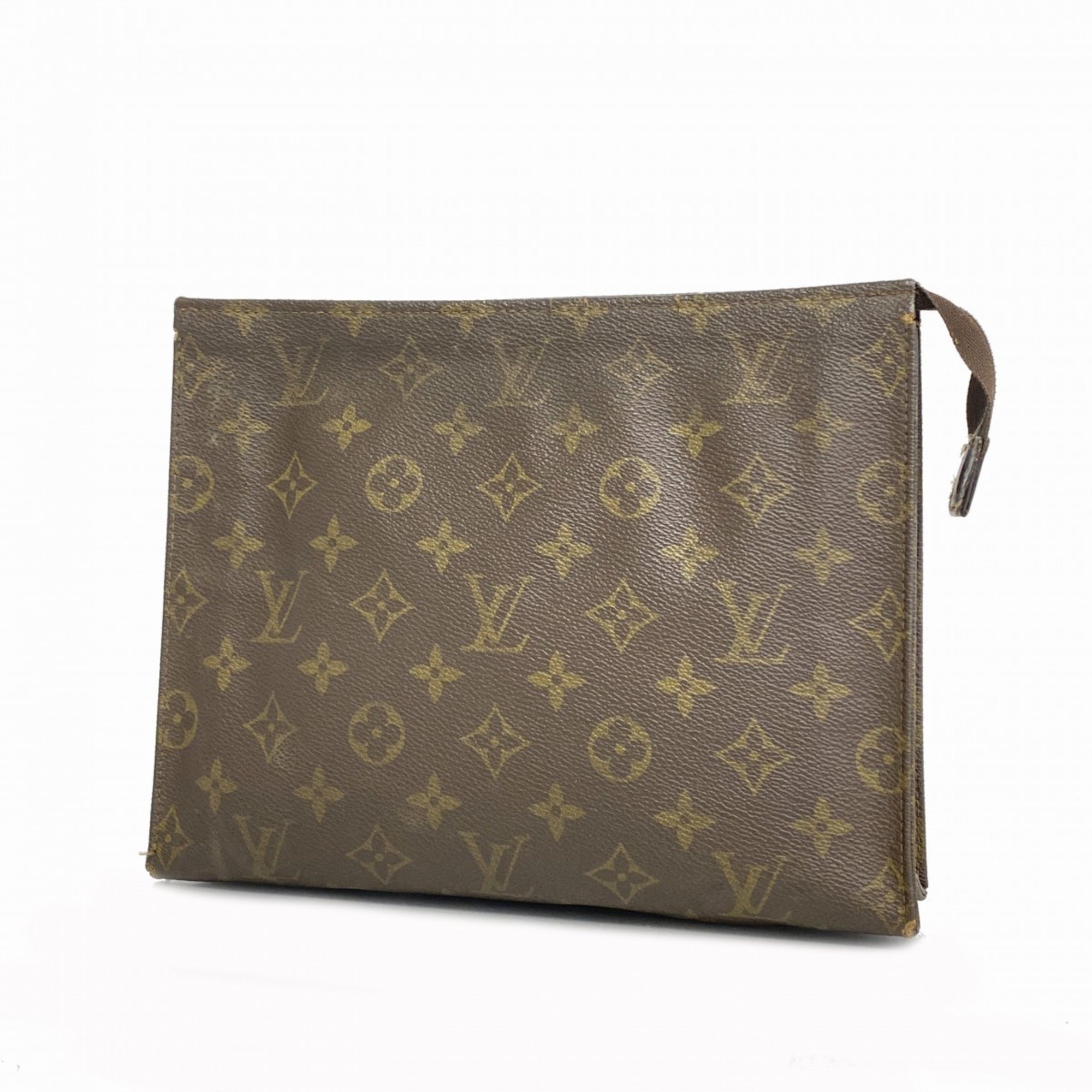 Louis Vuitton Pouch Monogram Pochette Toilette 26 M47542 Brown Ladies