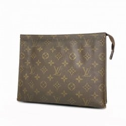 Louis Vuitton Pouch Monogram Pochette Toilette 26 M47542 Brown Ladies