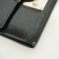 Louis Vuitton Tri-fold Wallet Glace Anoushka PM M92232 Noir Ladies