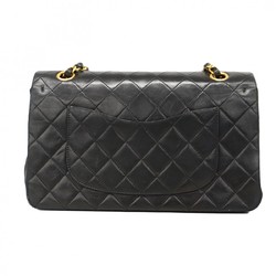 Chanel Shoulder Bag Matelasse Lambskin Black Women's