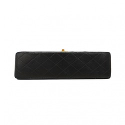 Chanel Shoulder Bag Matelasse Lambskin Black Women's