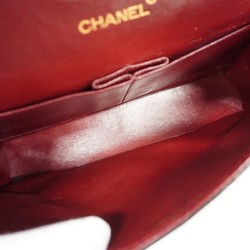 Chanel Shoulder Bag Matelasse Lambskin Black Women's