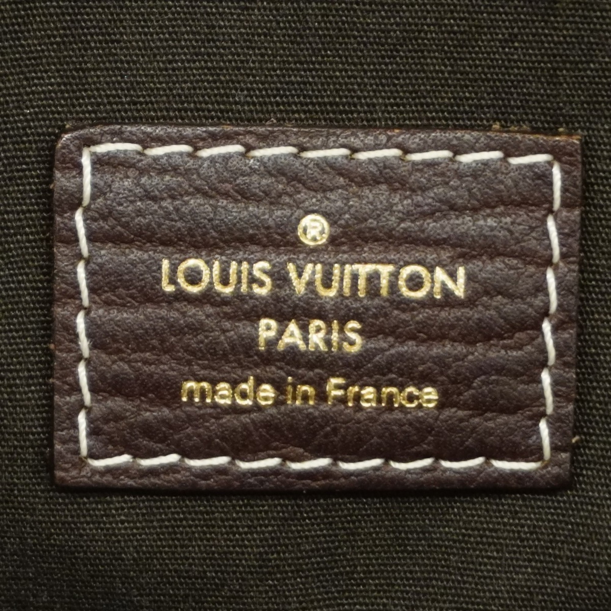 Louis Vuitton Shoulder Bag Monogram Lan Manon MM M95619 Ebene Ladies