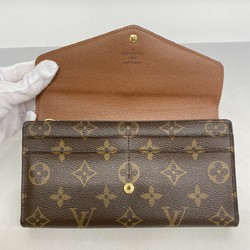 Louis Vuitton Long Wallet Monogram Portefeuille Sarah M60531 Brown Ladies