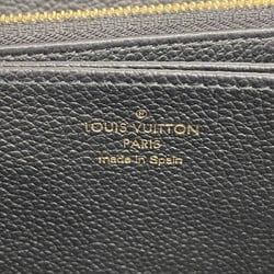 Louis Vuitton Long Wallet Monogram Empreinte Zippy M61864 Noir Men's Women's