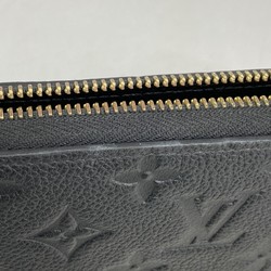 Louis Vuitton Long Wallet Monogram Empreinte Zippy M61864 Noir Men's Women's