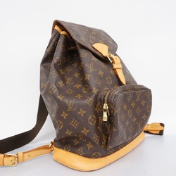 Louis Vuitton Backpack Daypack Monogram Montsouris GM M51135 Brown Women's