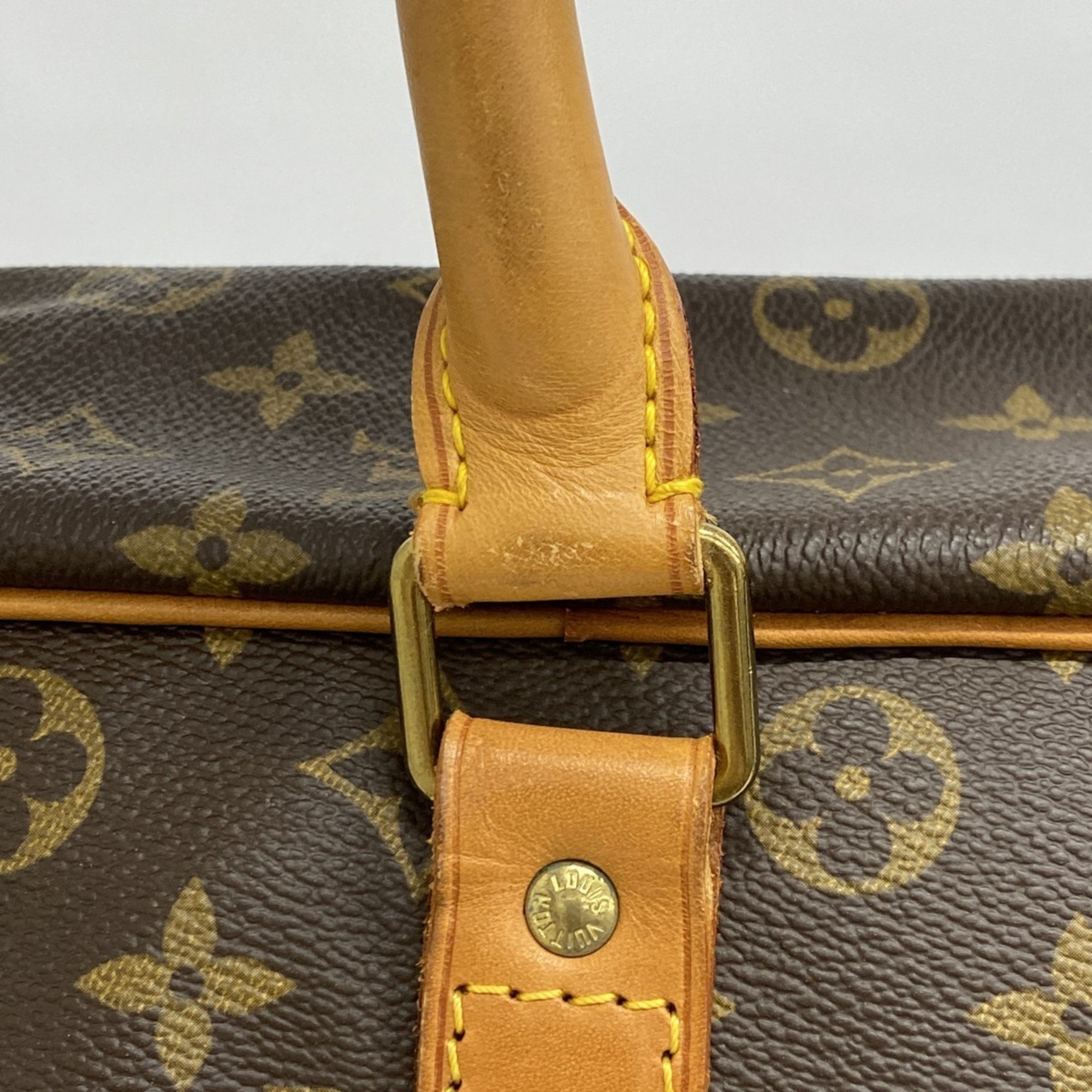 Louis Vuitton Boston Bag Monogram Sirius 55 M41404 Brown Men's Women's