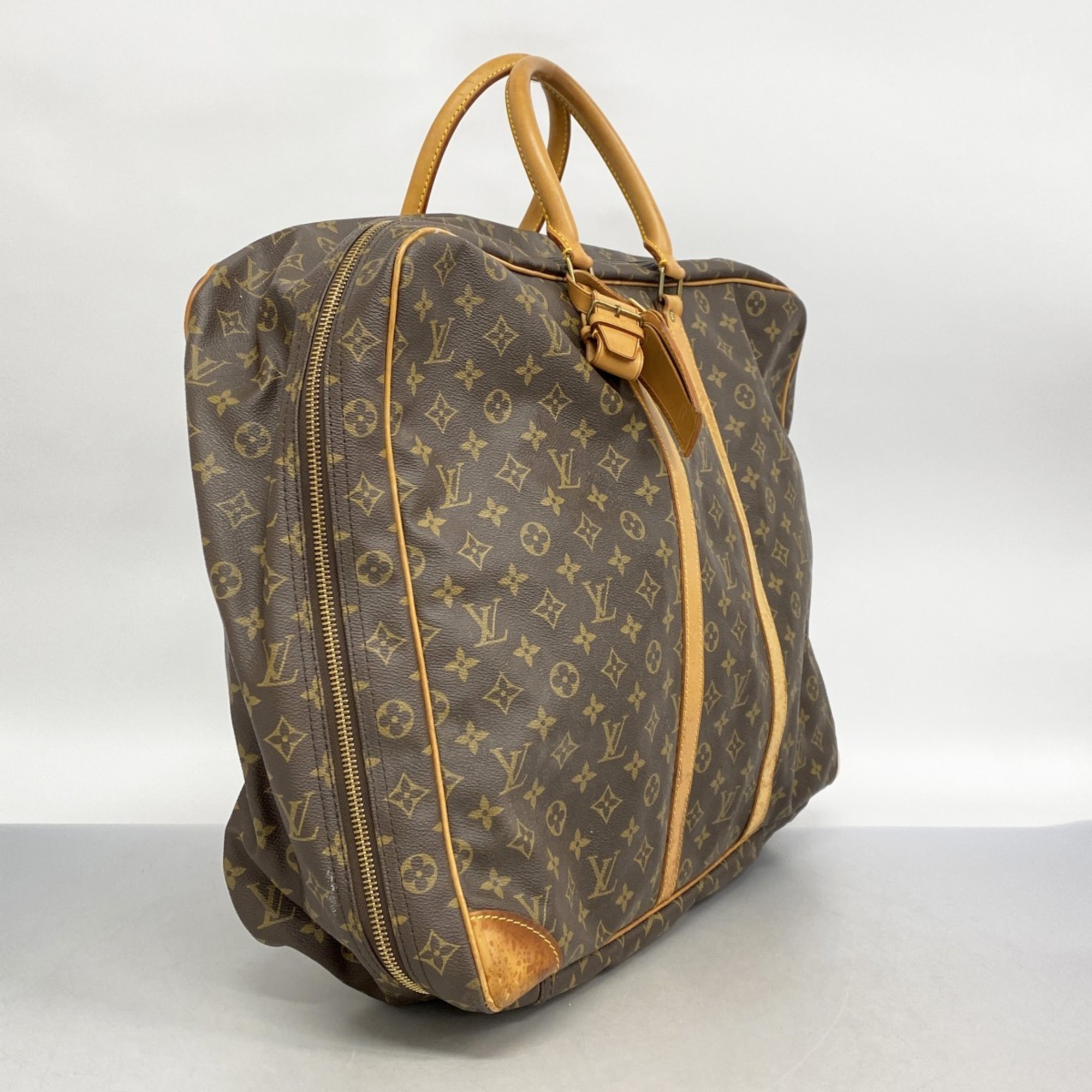 Louis Vuitton Boston Bag Monogram Sirius 55 M41404 Brown Men's Women's