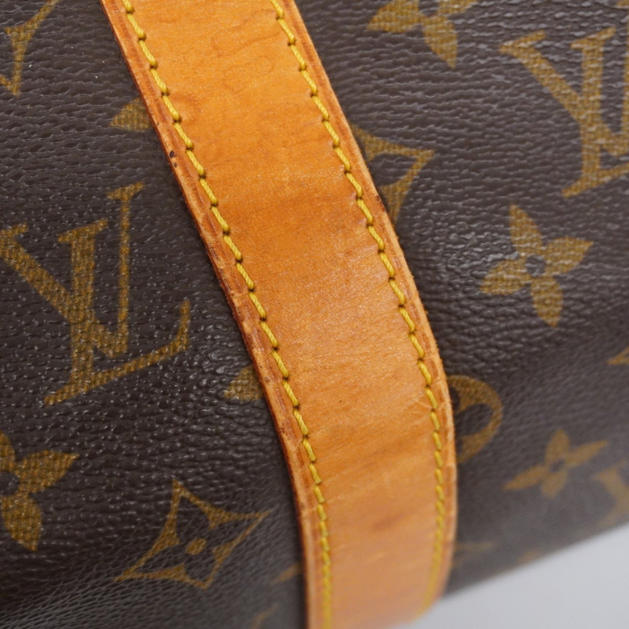 Louis Vuitton Boston Bag Monogram Keepall Bandouliere 50 M41416 Brown Men's Women's