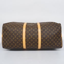 Louis Vuitton Boston Bag Monogram Keepall Bandouliere 60 M41412 Brown Men's Women's