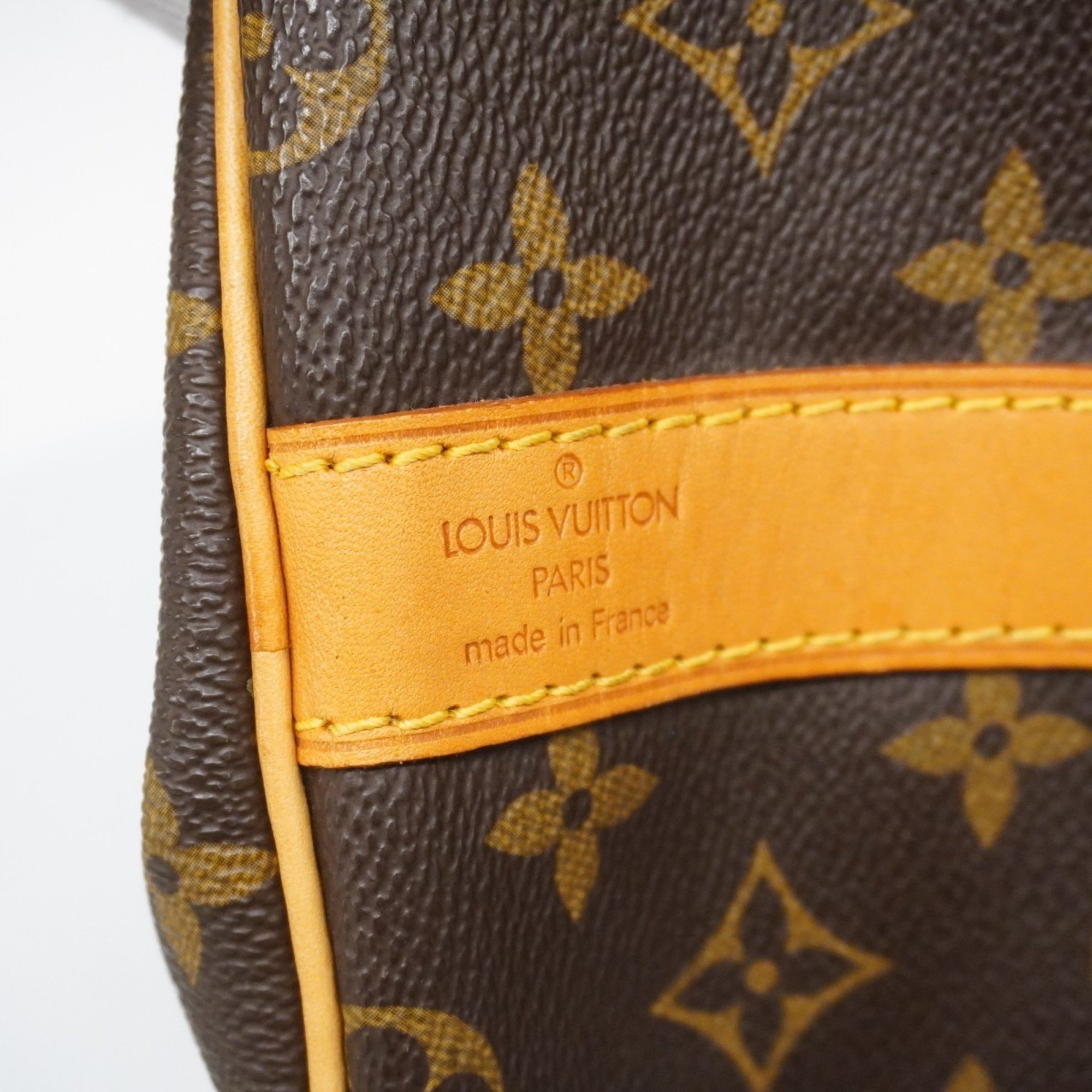 Louis Vuitton Boston Bag Monogram Keepall Bandouliere 60 M41412 Brown Men's Women's