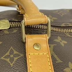 Louis Vuitton Boston Bag Monogram Keepall Bandouliere 55 M41414 Brown Men's Women's