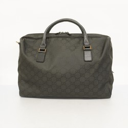 Gucci Boston Bag GG Nylon 196356 Black Men's Women's