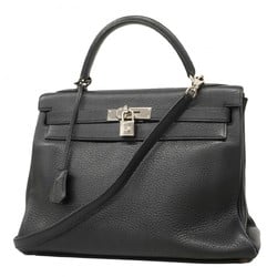 Hermes handbag Kelly 32 Togo black G stamp ladies