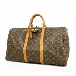 Louis Vuitton Boston Bag Monogram Keepall 50 M41426 Brown Men's Women's