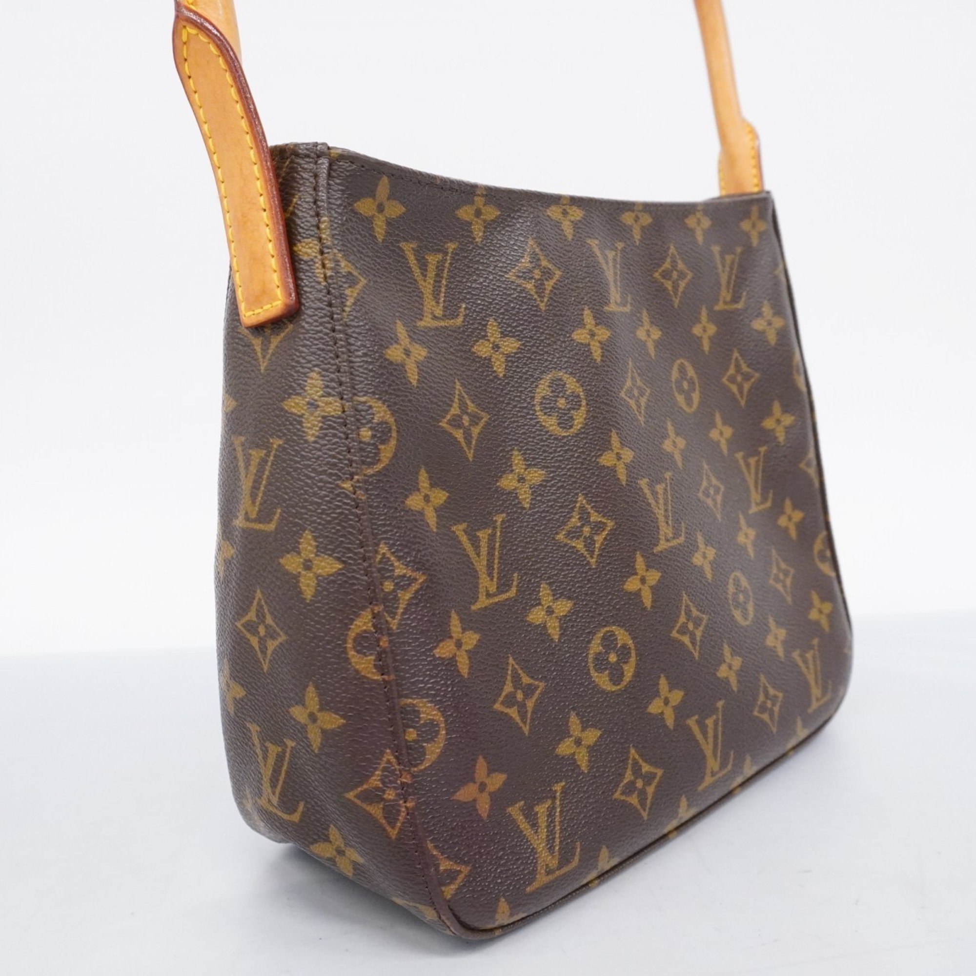 Louis Vuitton Shoulder Bag Monogram Looping MM M51146 Brown Women's