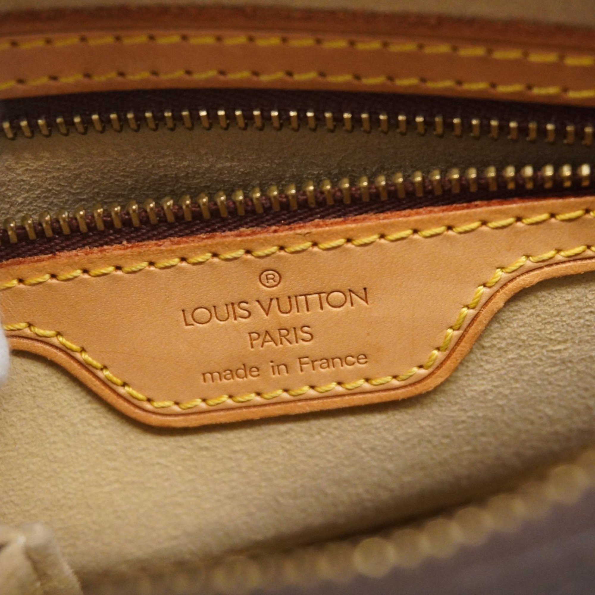 Louis Vuitton Shoulder Bag Monogram Looping MM M51146 Brown Women's