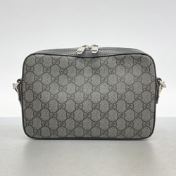 Gucci Shoulder Bag GG Marmont Supreme 699439 Grey Men's